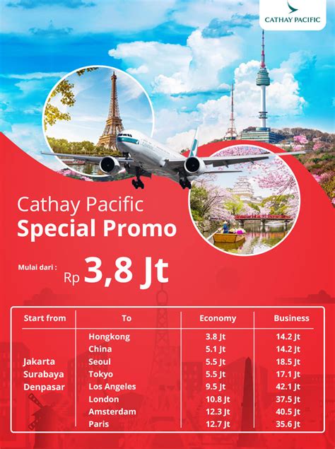 cathay pacific special promotions.